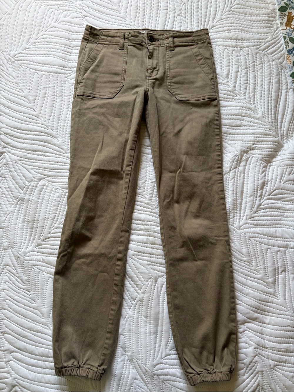 Sneak Peek Olive Green Track Joggers